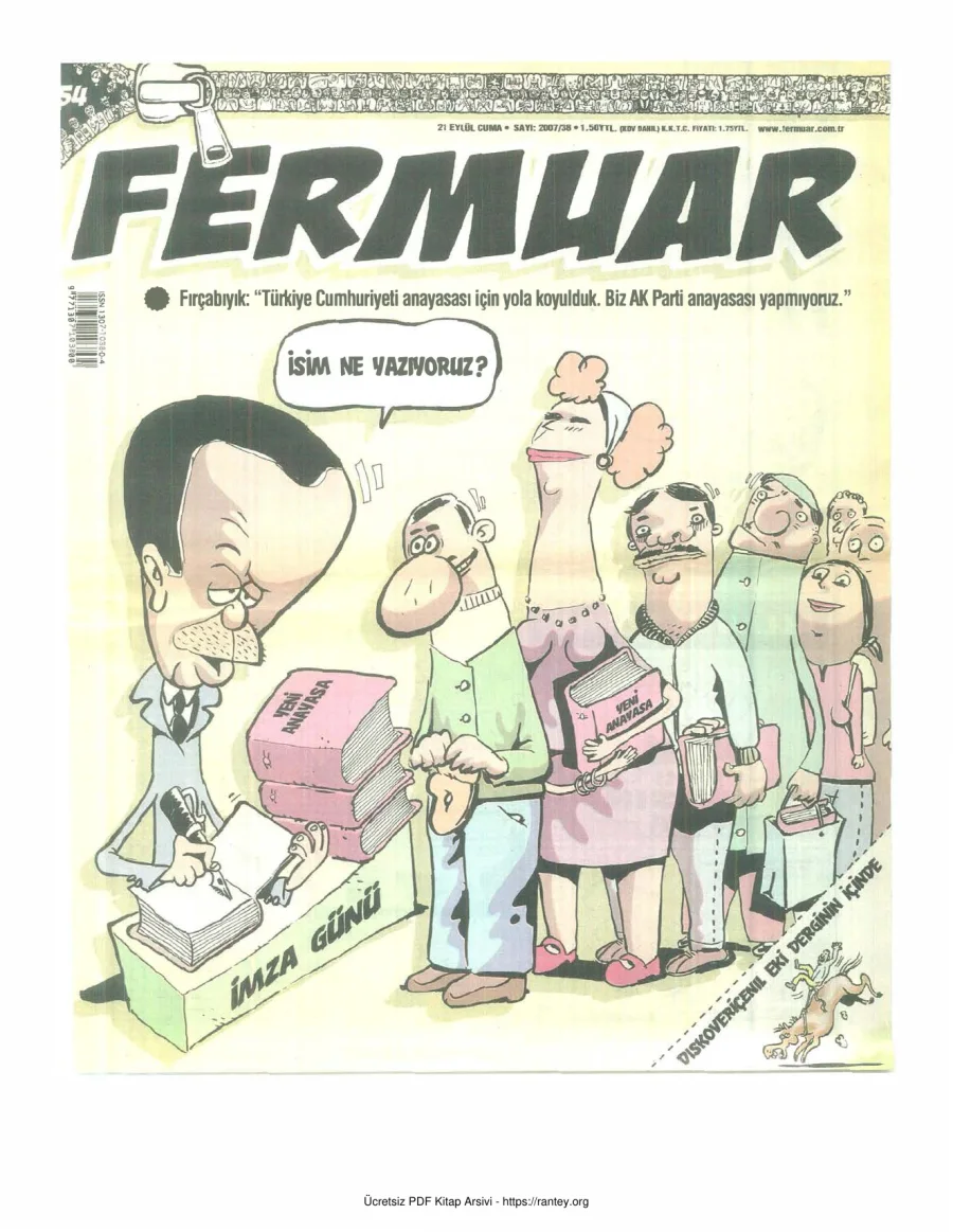 Fermuar 2007 Sayı 54 kapak görseli
