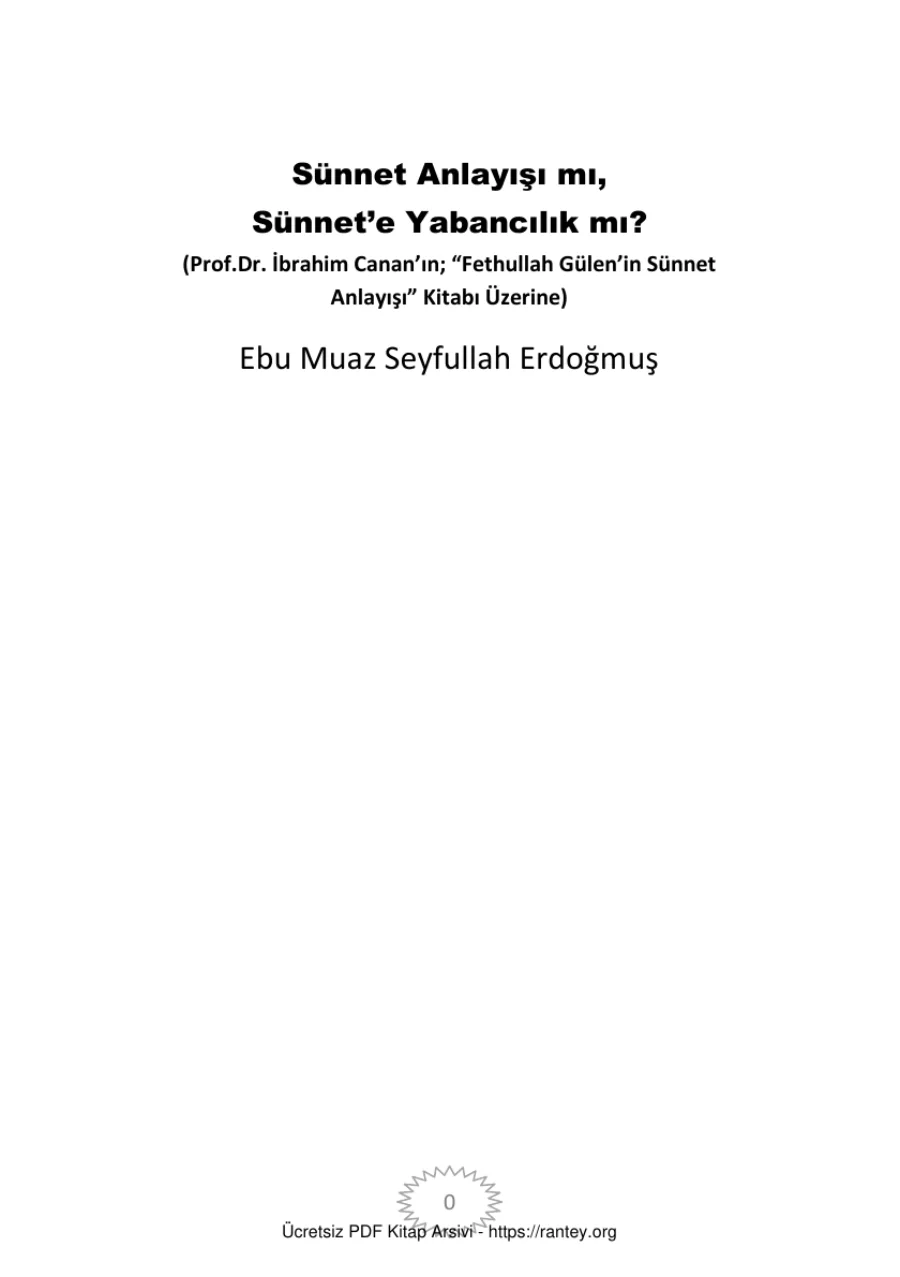 FETHULLAH GÜLEN İLMİ REDDİYE RİSALE KAYNĞI Ebu Abdulmumin Tekin Mıhçı kapak görseli