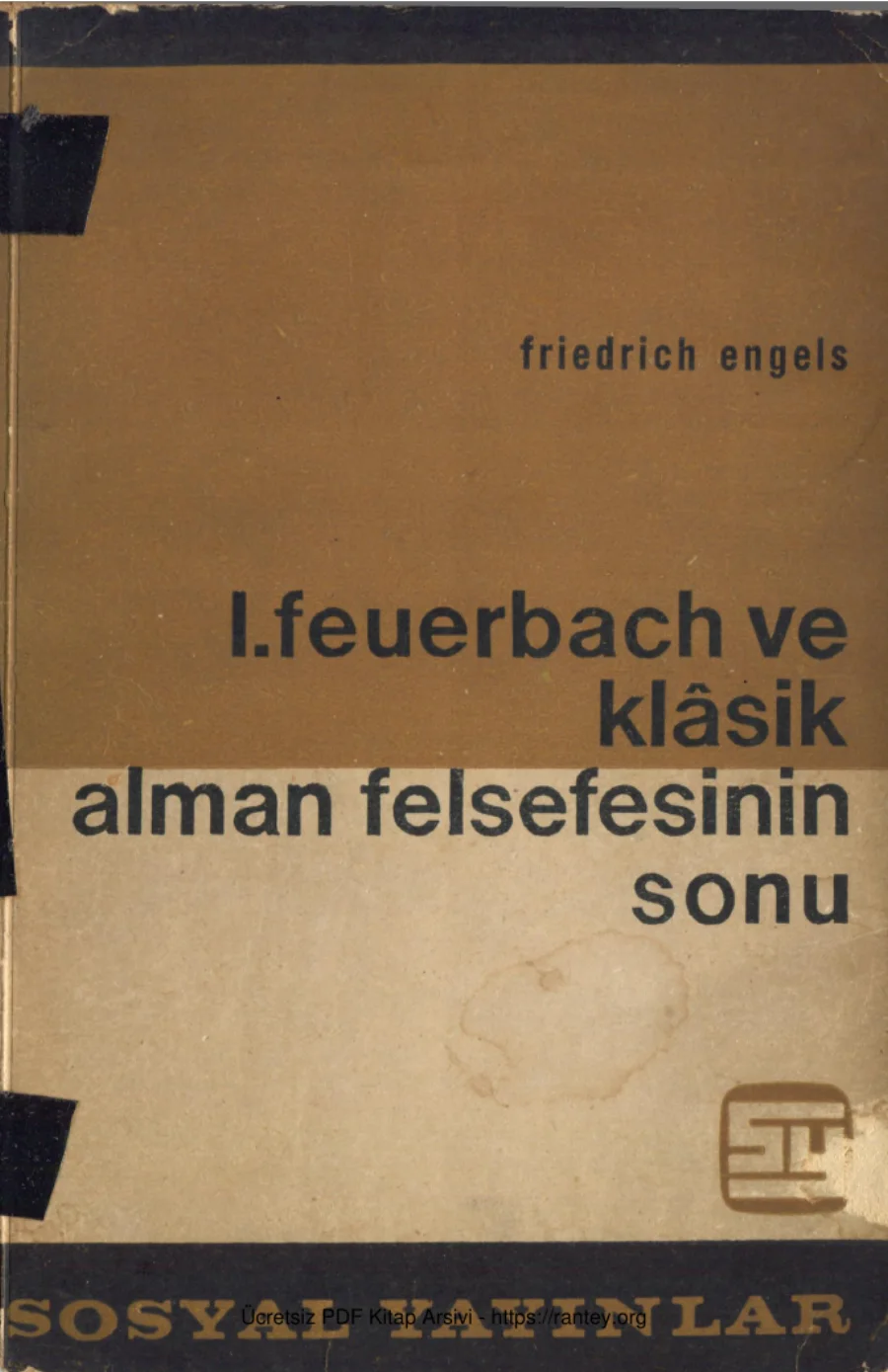 Feuerbach ve Klasik Alman Felsefesinin Sonu Sosyal Yayınları kapak görseli