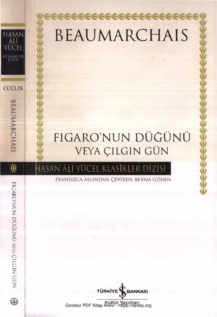 Figaronun Düğünü veya Çılgın Gün kapak görseli