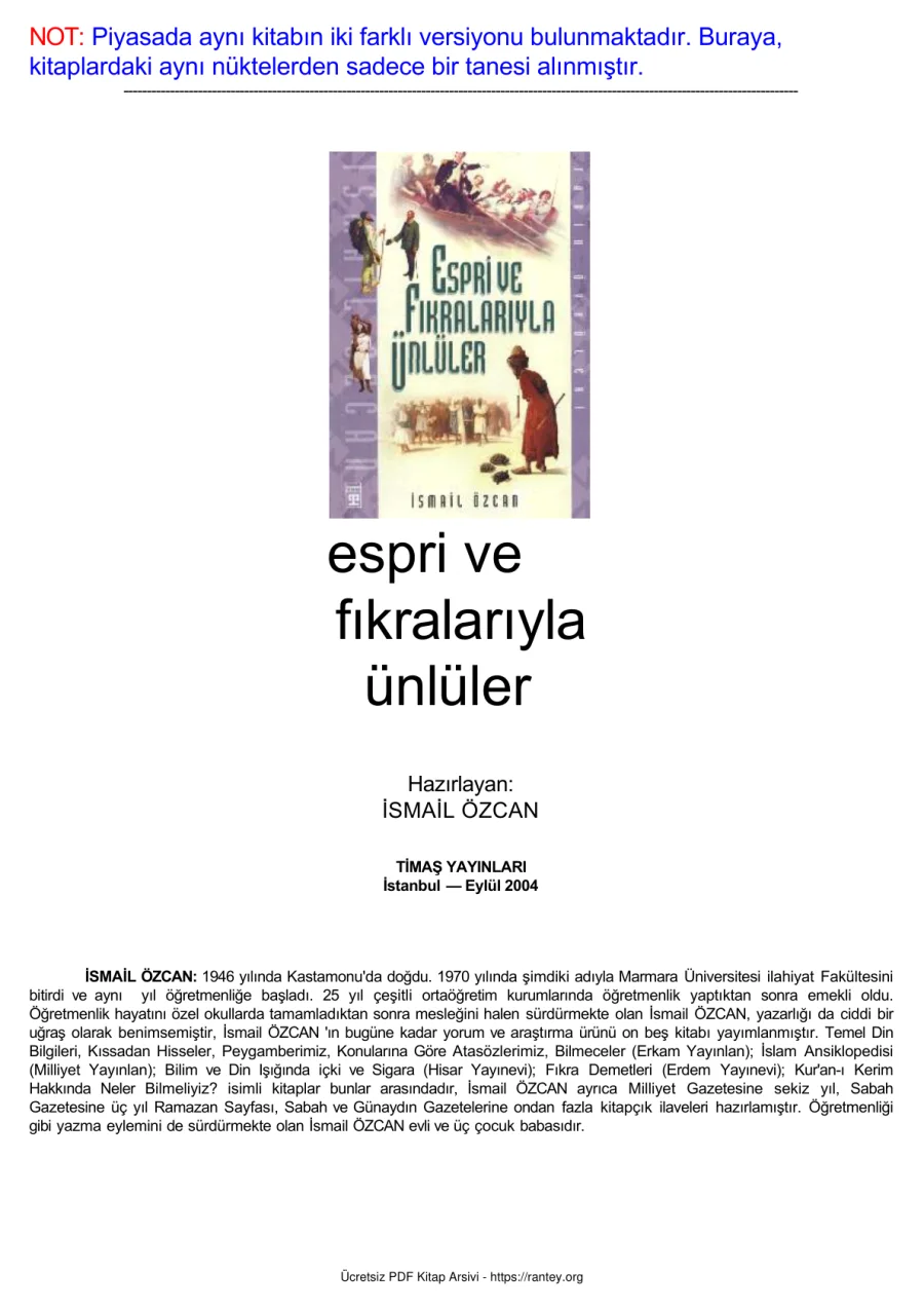 Fıkralarıyla Ünlüler kapak görseli