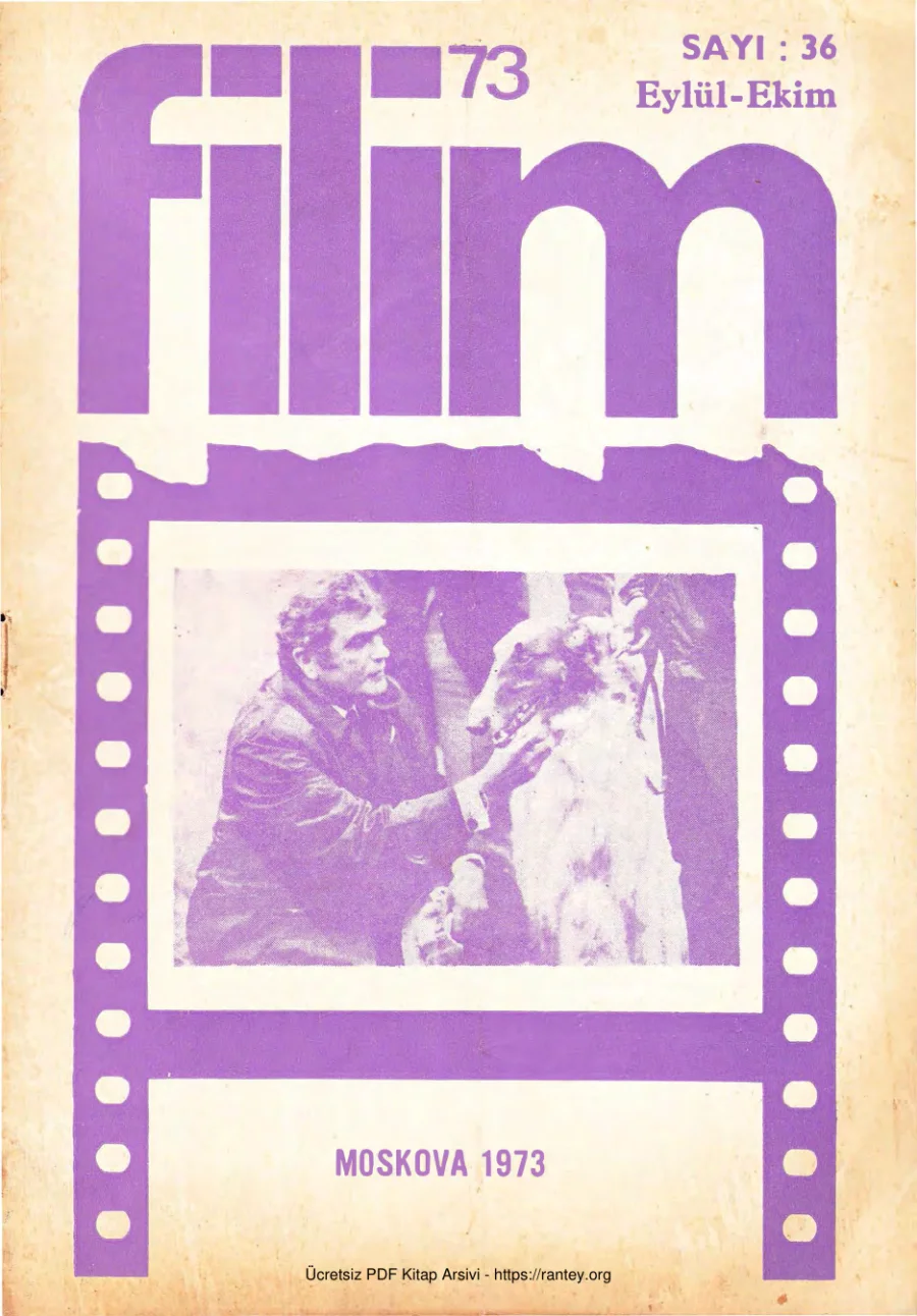 Filim Sayı 36 - Eylül Ekim 1973 kapak görseli