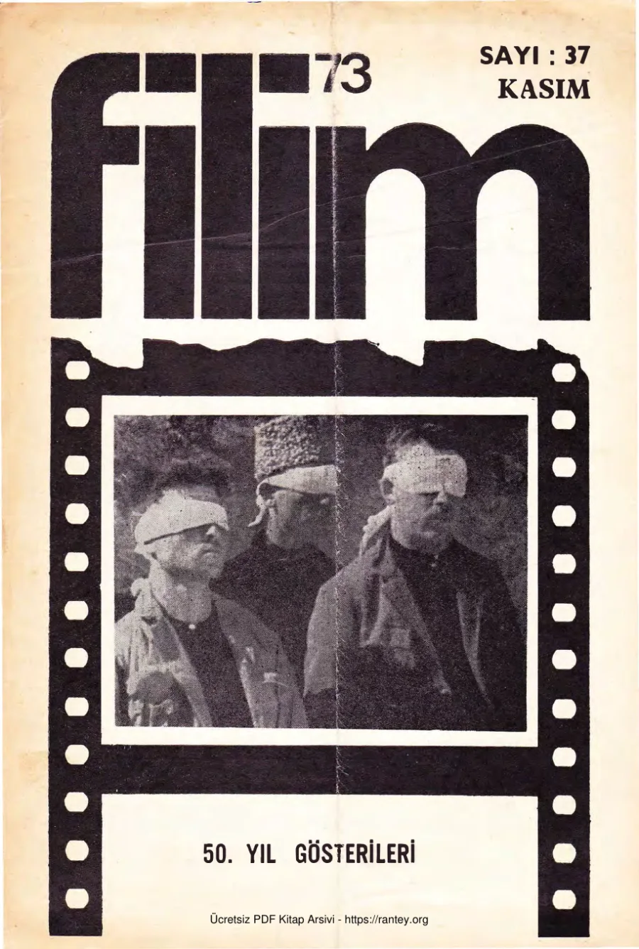 Filim Sayı 37 - Kasım 1973 kapak görseli