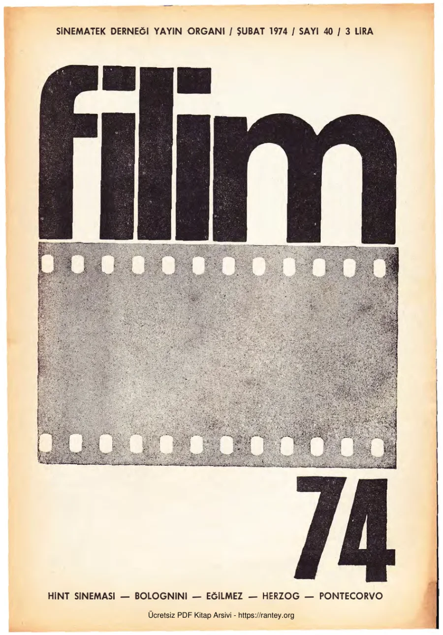 Filim Sayı 40 - Şubat 1974 kapak görseli