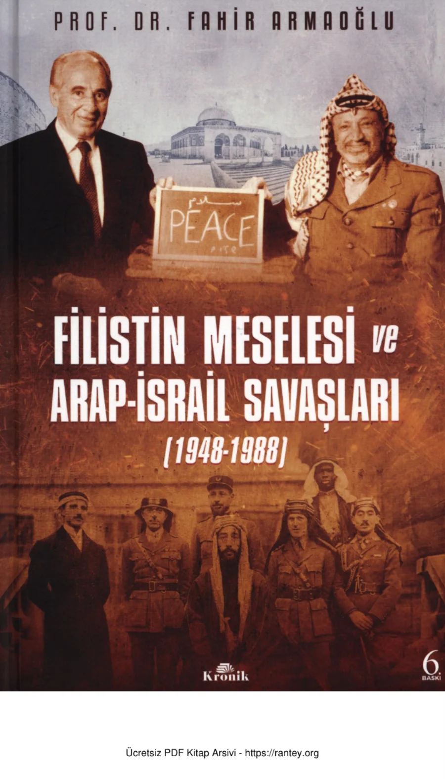 Filistin Meselesi ve Arap İsrail Savaşları 1948 1988 kapak görseli