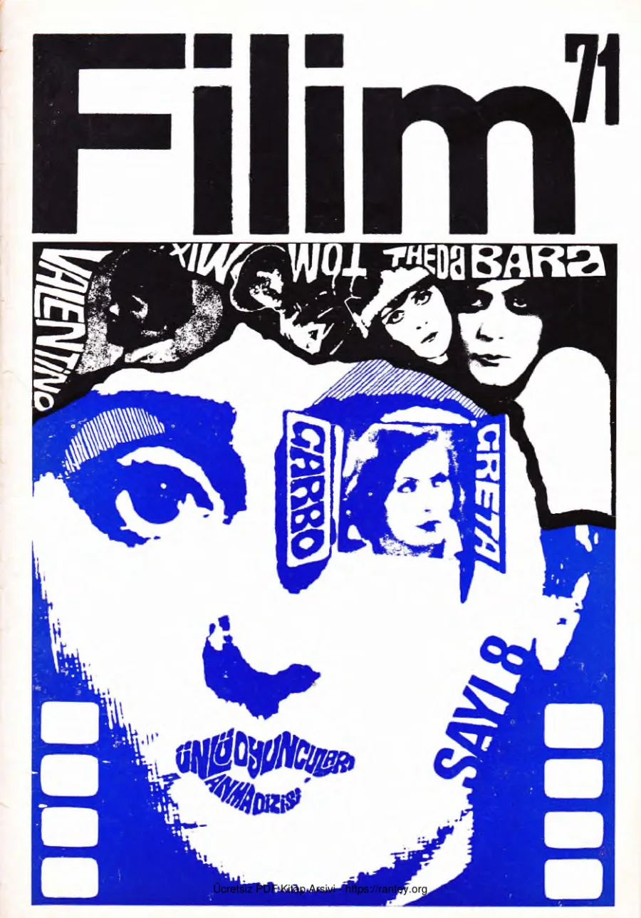 Film 71 Sayı 08 Şubat 1971 kapak görseli