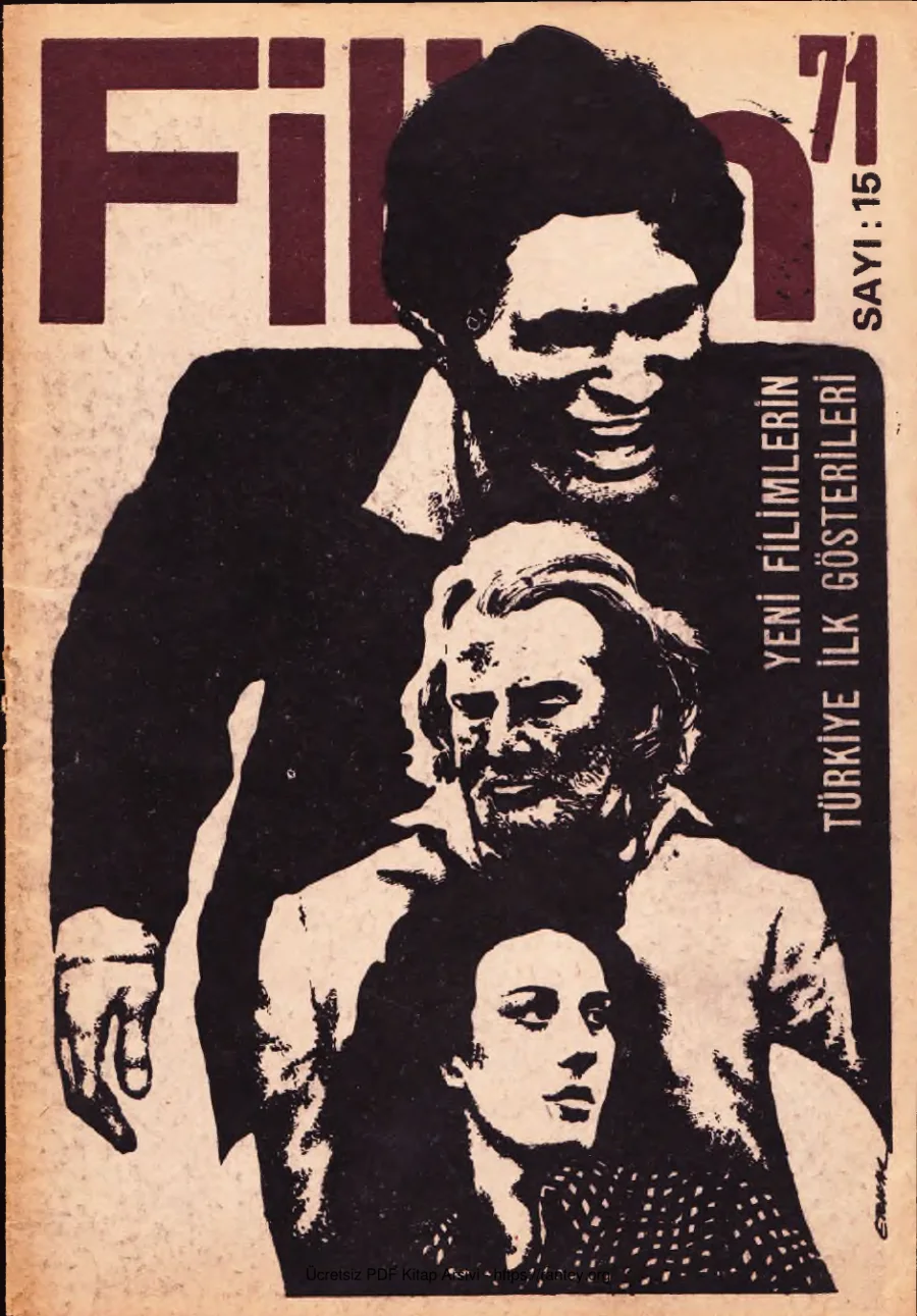 Film 71 Sayı 15 Eylül 1971 kapak görseli