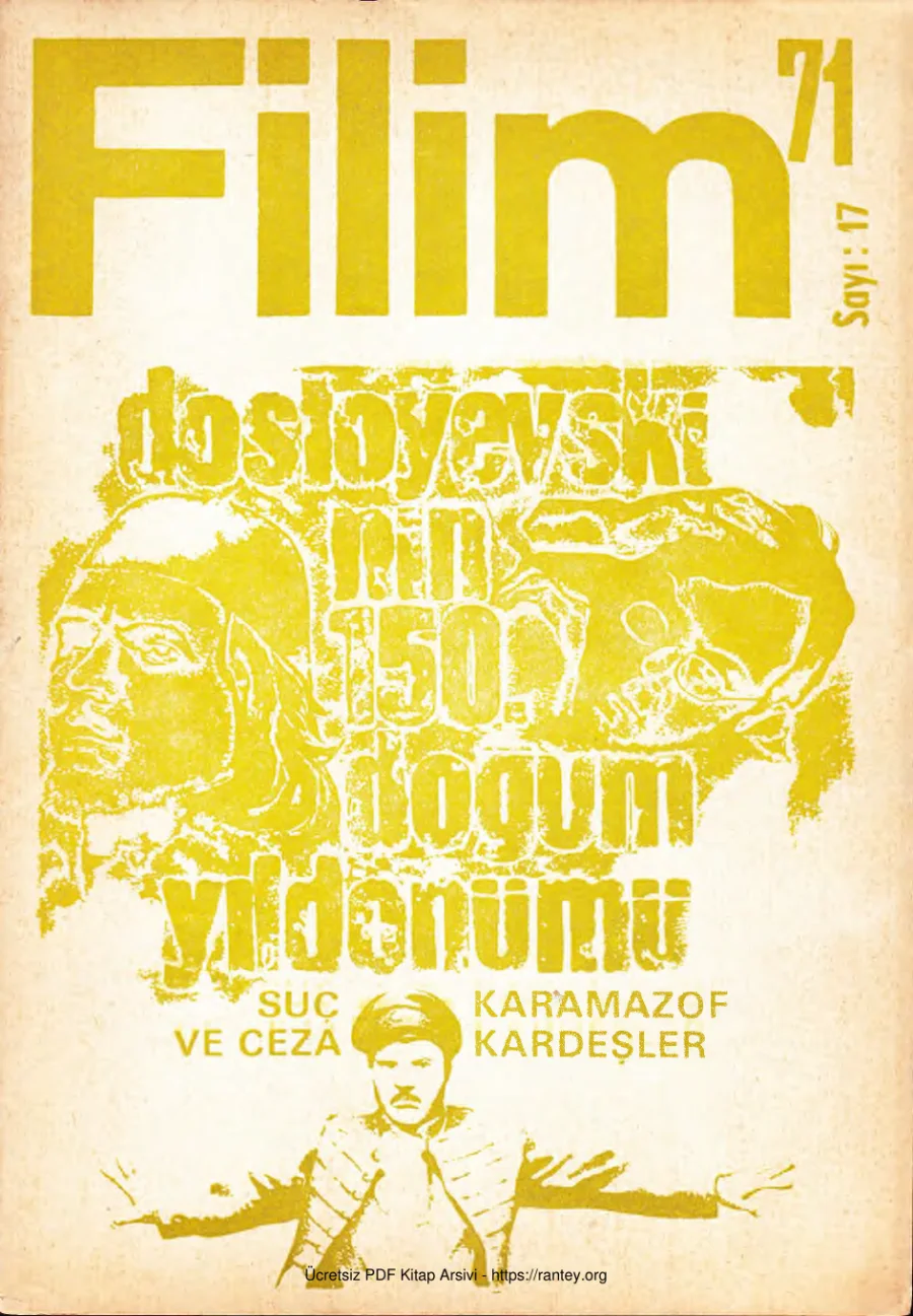 Film 71 Sayı 17 Aralık 1971 kapak görseli