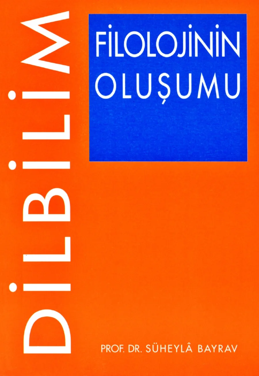Filolojinin Oluşumu kitap kapağı