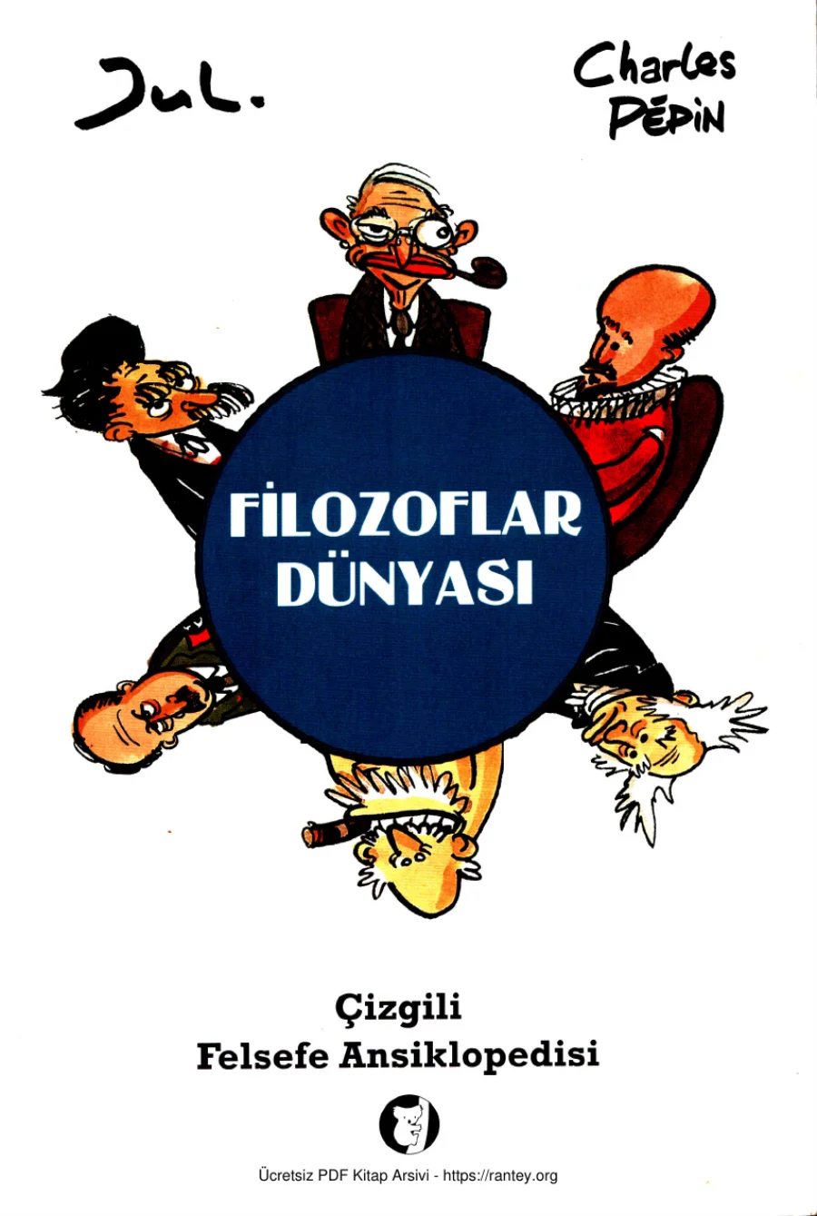 Filozoflar Dünyası Çizgili Felsefe Ansiklopedisi kapak görseli