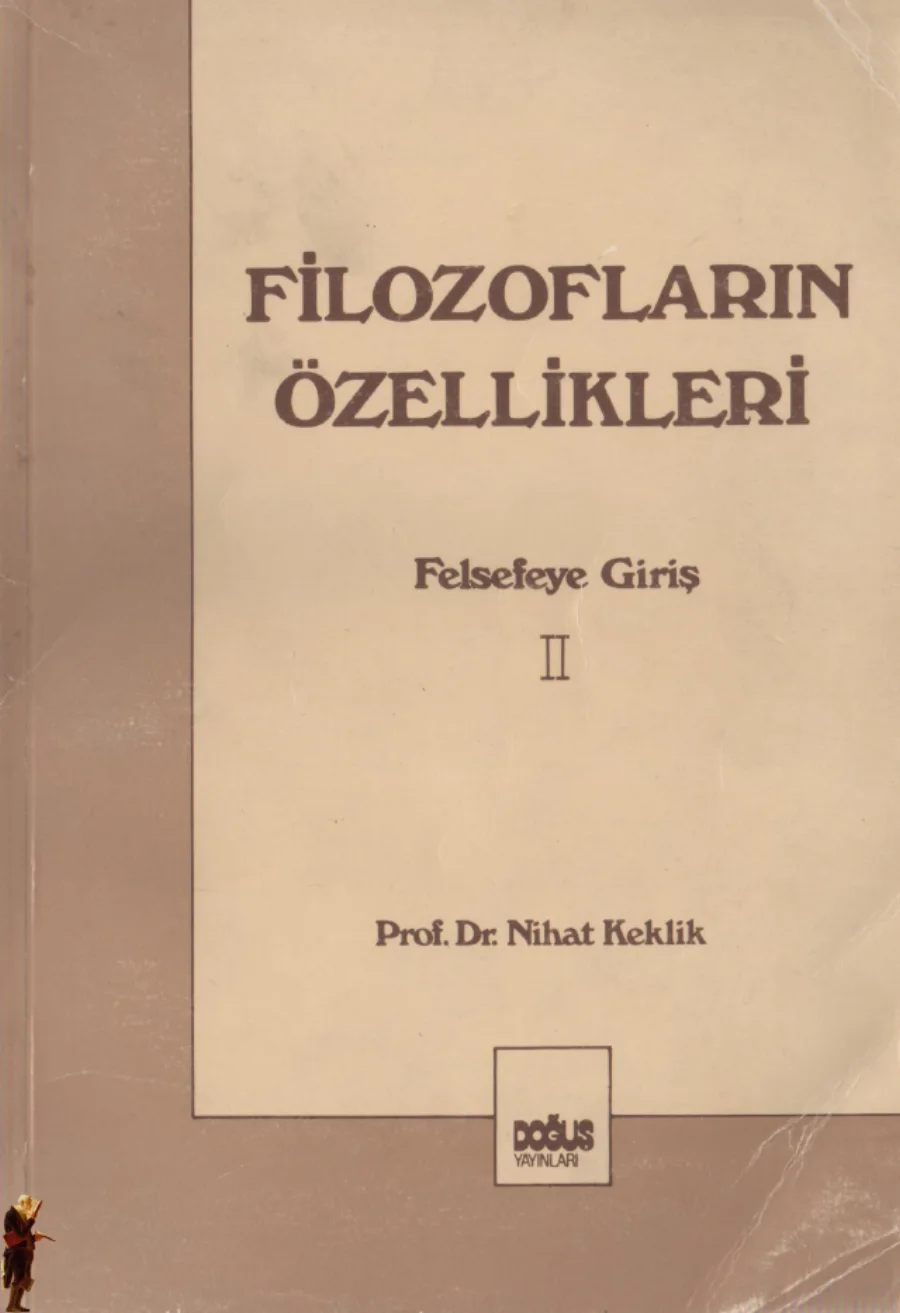 Filozofların Özellikleri: Felsefeye Giriş II kapak görseli