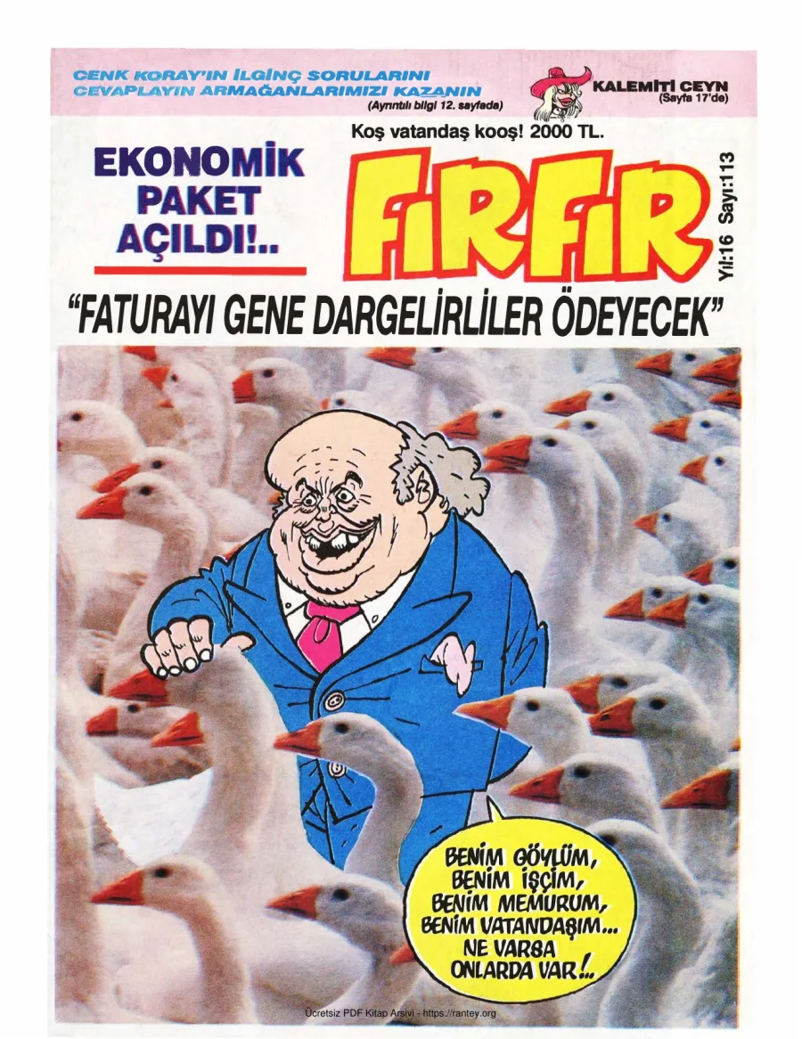 FırFır Sayı 113 kapak görseli