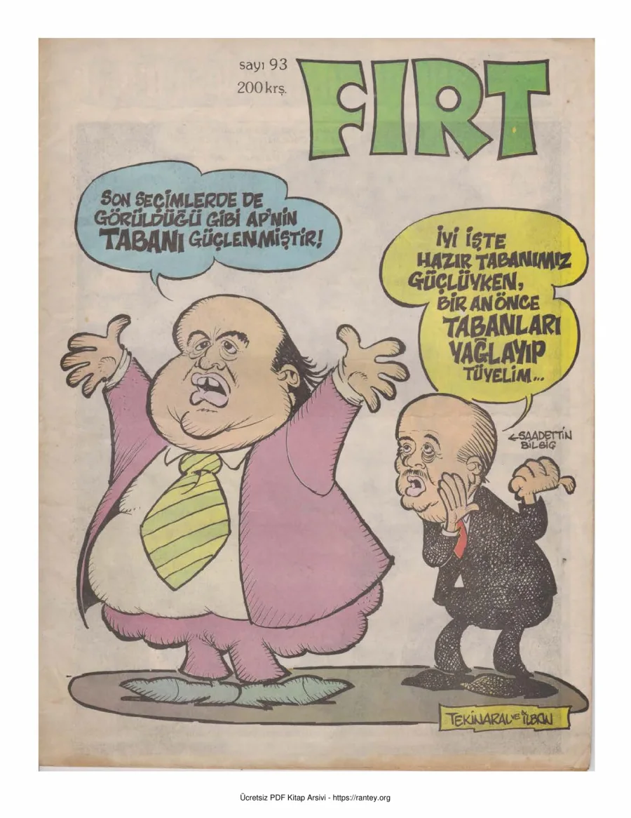 Fırt 1977 Sayı 093 kapak görseli