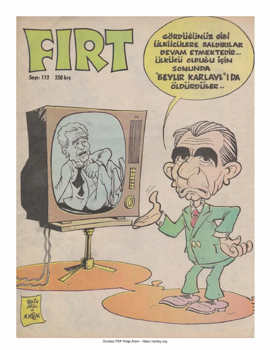 Fırt 1978 Sayı 112 kapak görseli