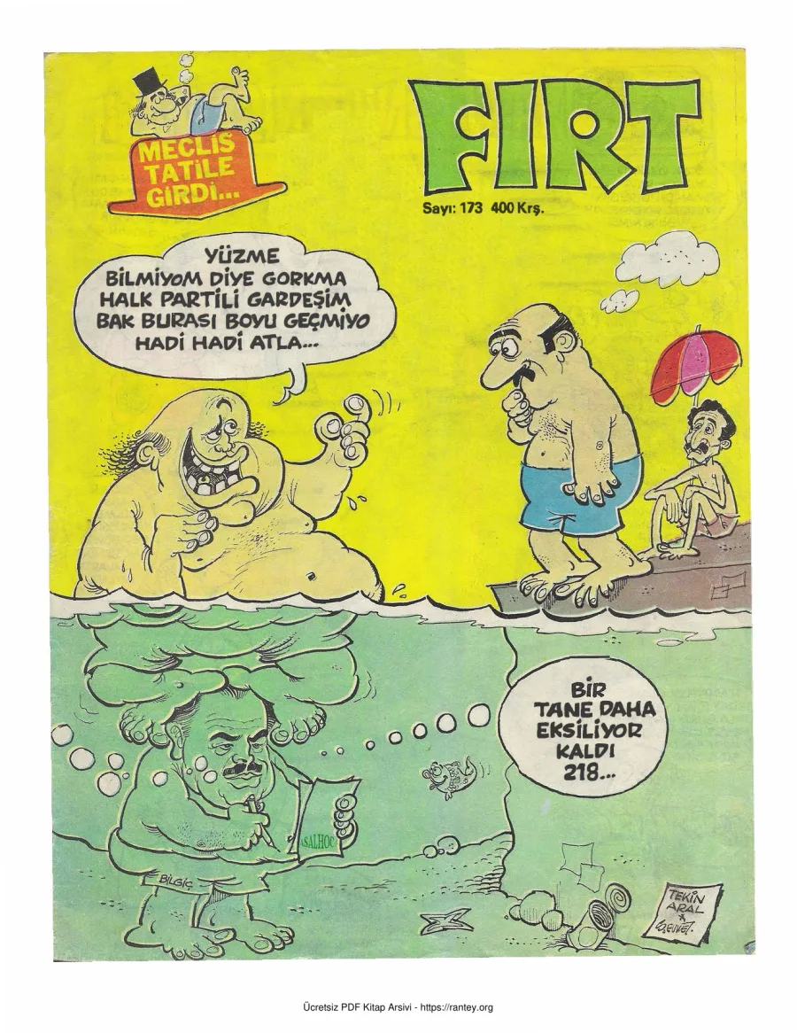 Fırt 1979 Sayı 173 kapak görseli