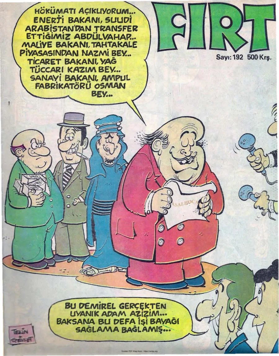 Fırt 1979 Sayı 192 kapak görseli