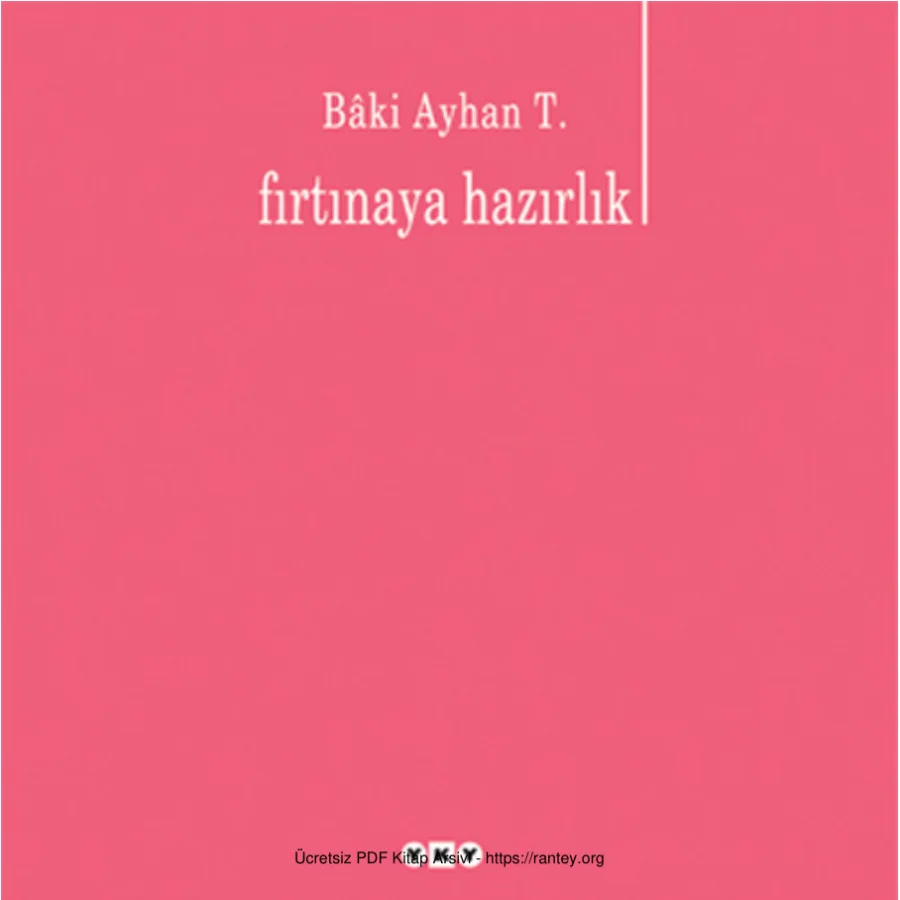 Fırtınaya Hazırlık kapak görseli