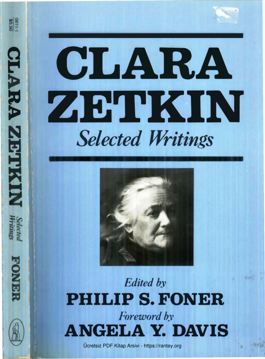Foner Angela Y Davis Clara Zetkin Selected Writings kapak görseli