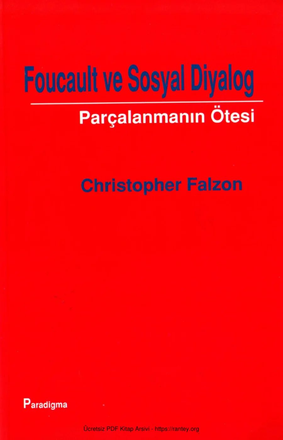 Foucault ve Sosyal Diyalog kapak görseli
