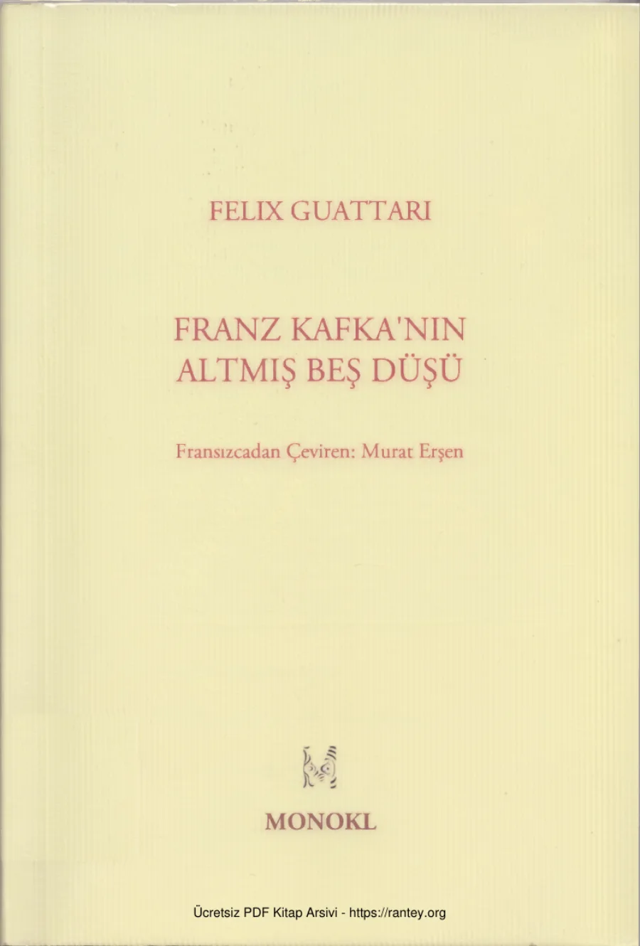 Franz Kafkanın Altmış Beş Düşü kapak görseli