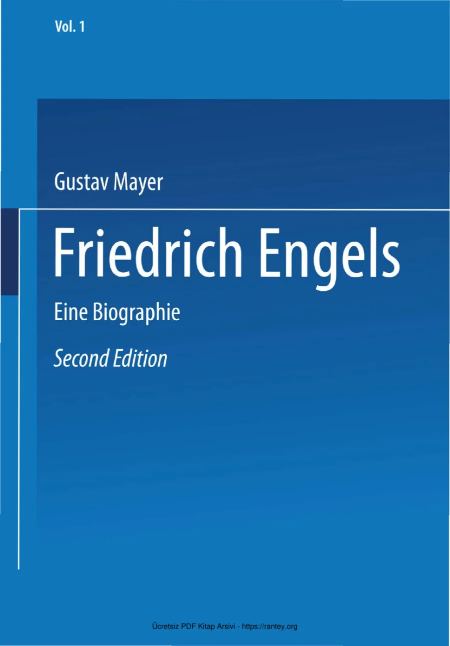 Friedrich Engels Eine Biographie kapak görseli
