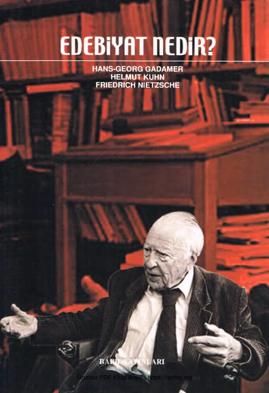 Gadamer Helmut Kuhn Friedrich Nietzsche Edebiyat Nedir kapak görseli