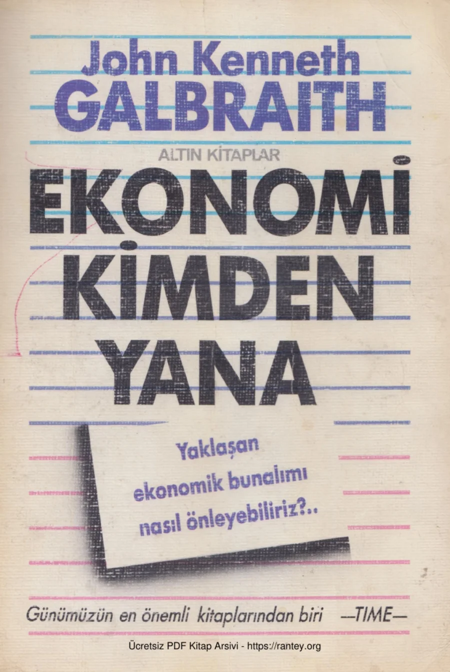 Galbraith Ekonomi Kimden Yana kapak görseli