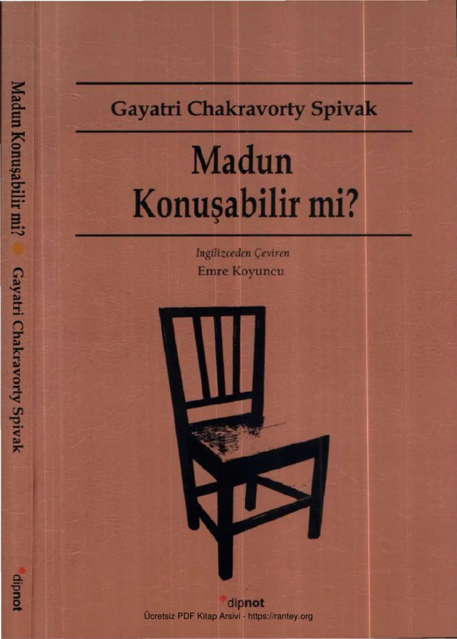 Gayatri Chakravorty Spivak Madun Konuşabilir mi kapak görseli