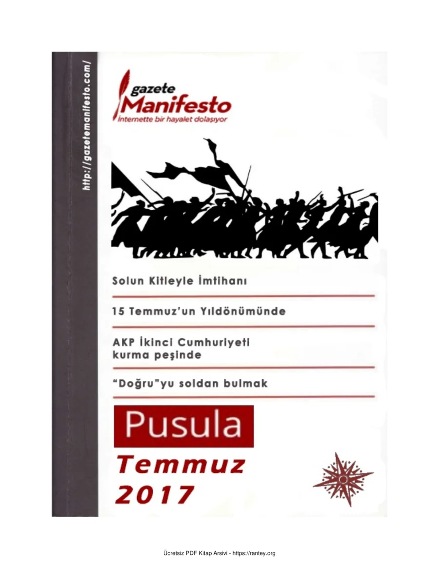 Gazete Manifesto Pusula Temmuz 2017 kapak görseli
