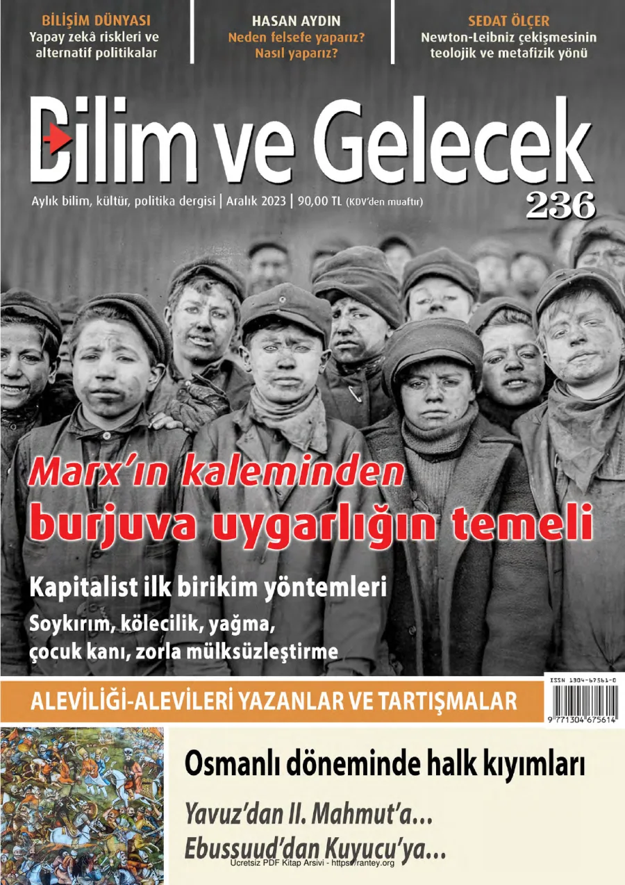 Gelecek Sayı 236 2023 Aralık Marxın Kaleminden Burjuva Uygarlığının Temelleri Osmanlı Döneminde Halk Kıyımları kapak görseli