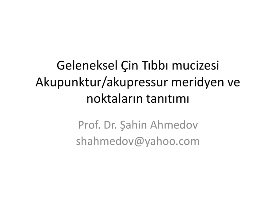 Geleneksel Çin Tıbbı Mucizesi: Akupunktur ve Meridyenler PDF kapak görseli