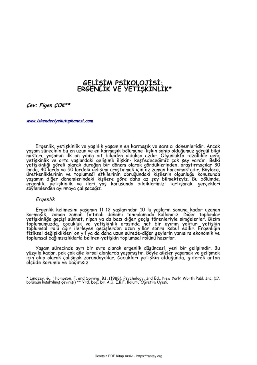 gelisim psikolojisi kapak görseli