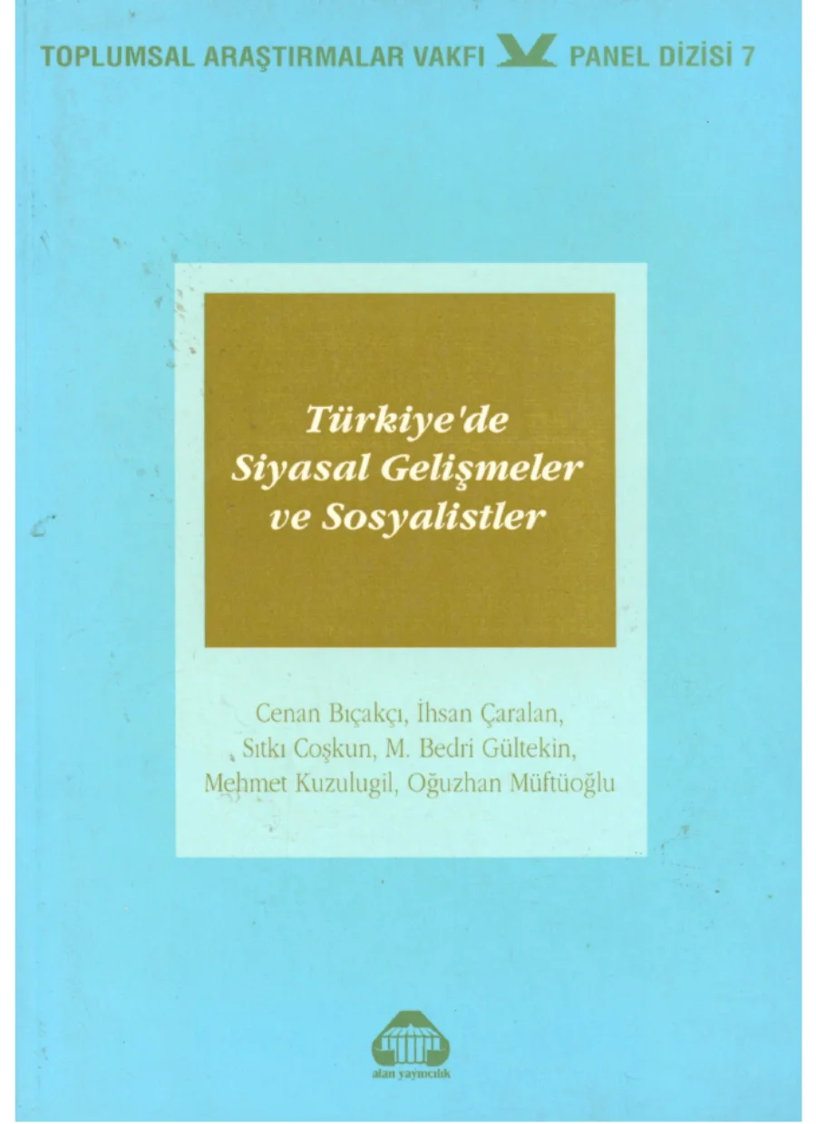 Gelişmeler ve Sosyalistler kitap kapağı