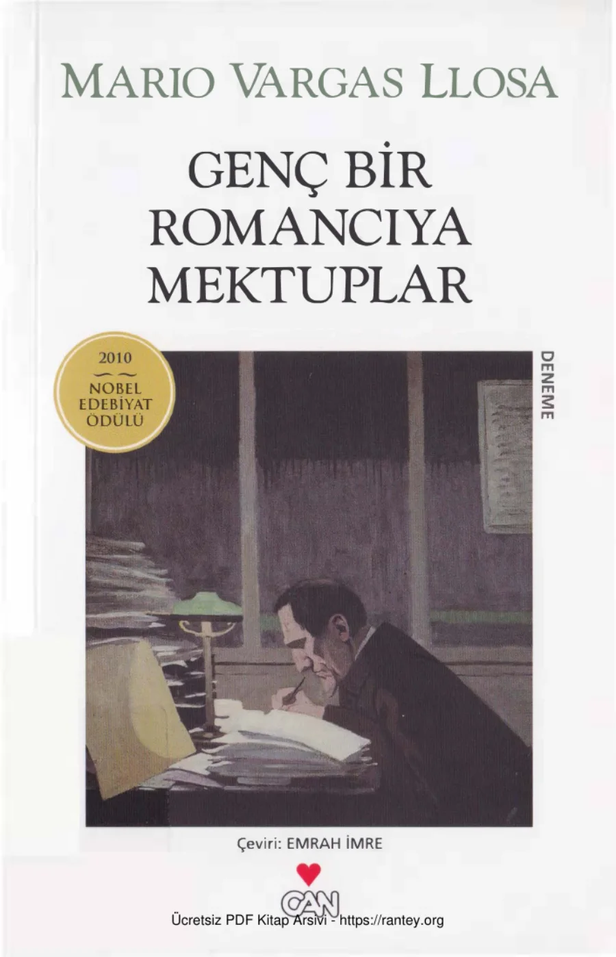 Genç Bir Romancıya Mektuplar kapak görseli