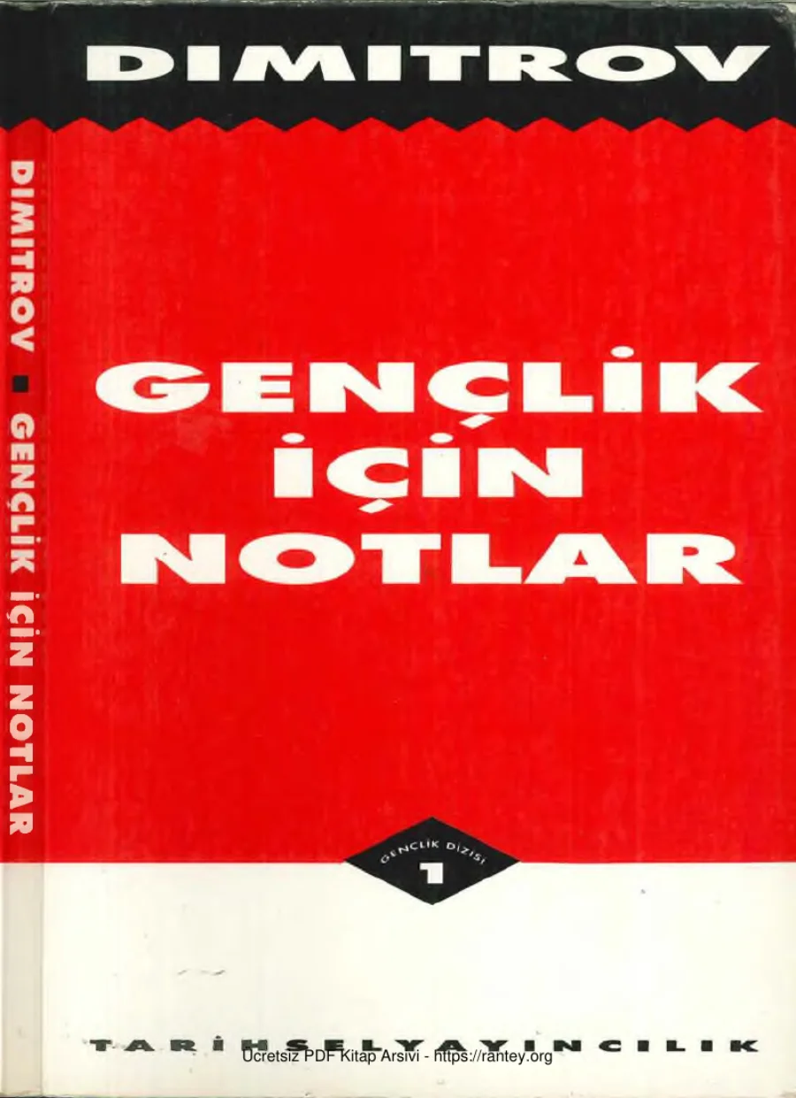 Gençlik İçin Notlar kapak görseli