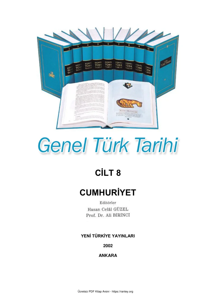 GENEL TÜRK TARİHİ CİLT 08 CUMHURİYET kapak görseli
