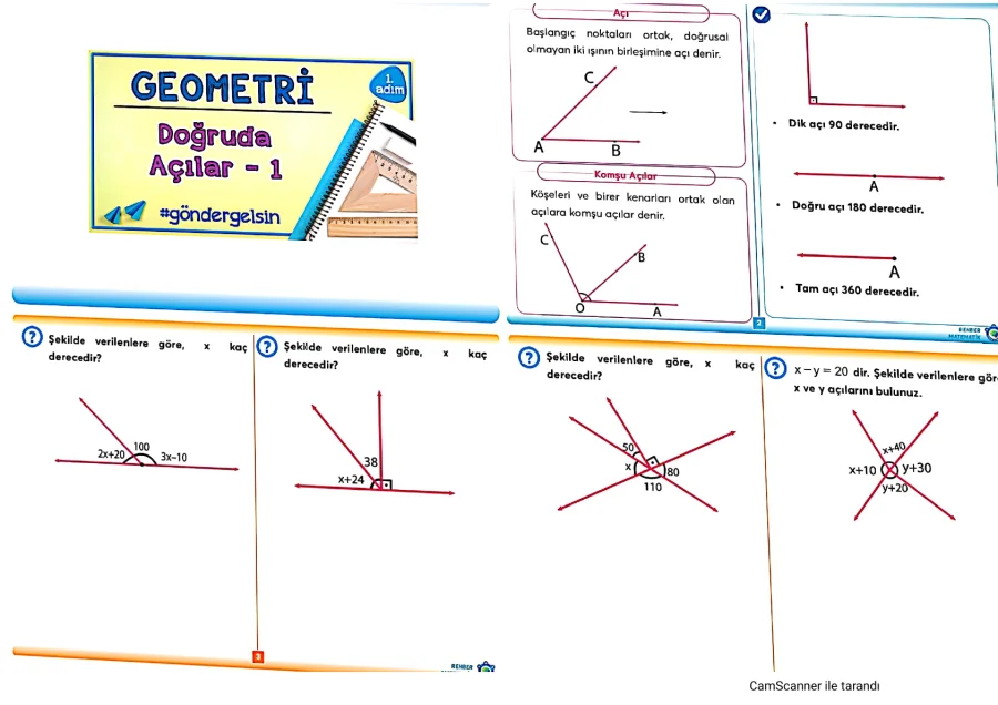 Geometri Serisi Video Ders Notları 2020-2021 PDF kapak görseli