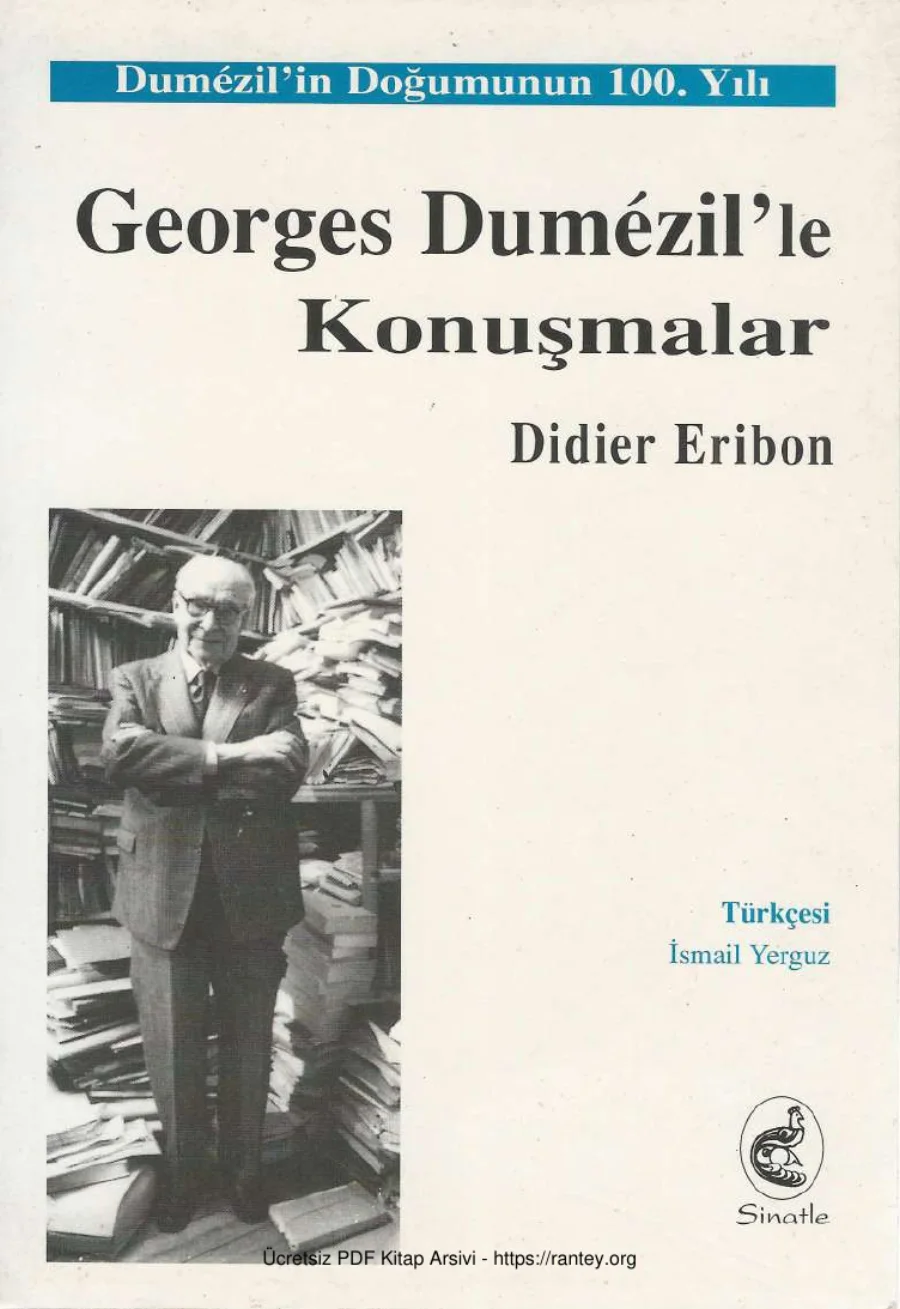 Georges Dumezille Konuşmalar Sinatle Yayınları kapak görseli