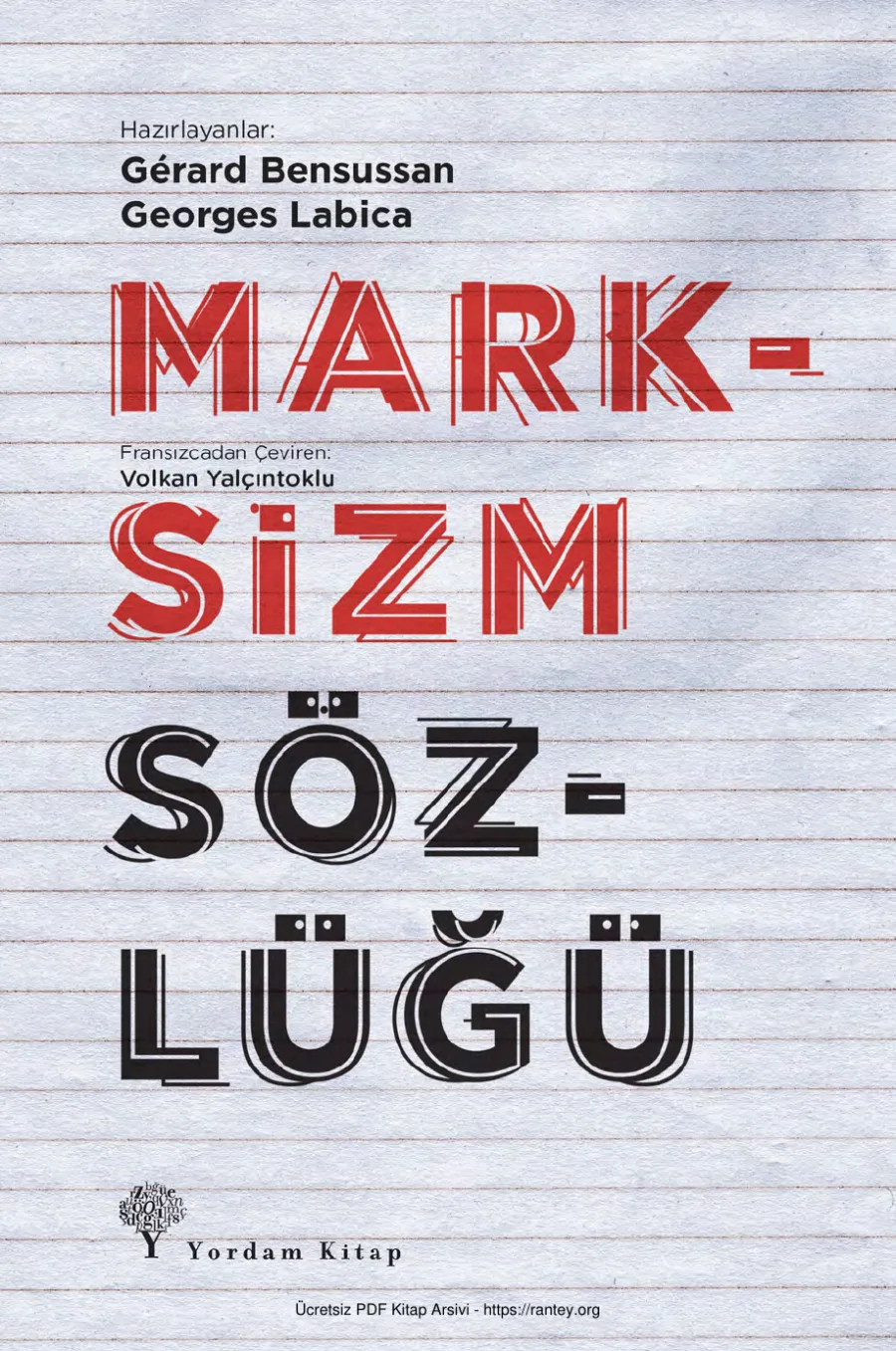 Georges Labica Marksizm Sözlüğü kapak görseli