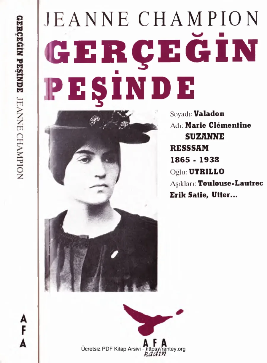 Gerçeğin Peşinde Ressam Suzanne Valadon kapak görseli