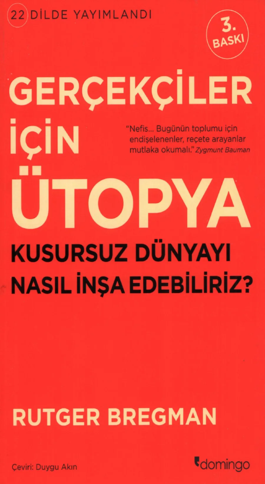 Gerçekçiler İçin Ütopya kapak görseli