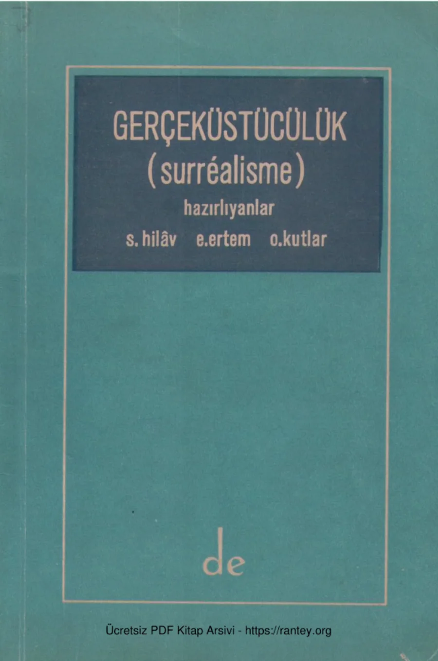 Gerçeküstücülük kapak görseli