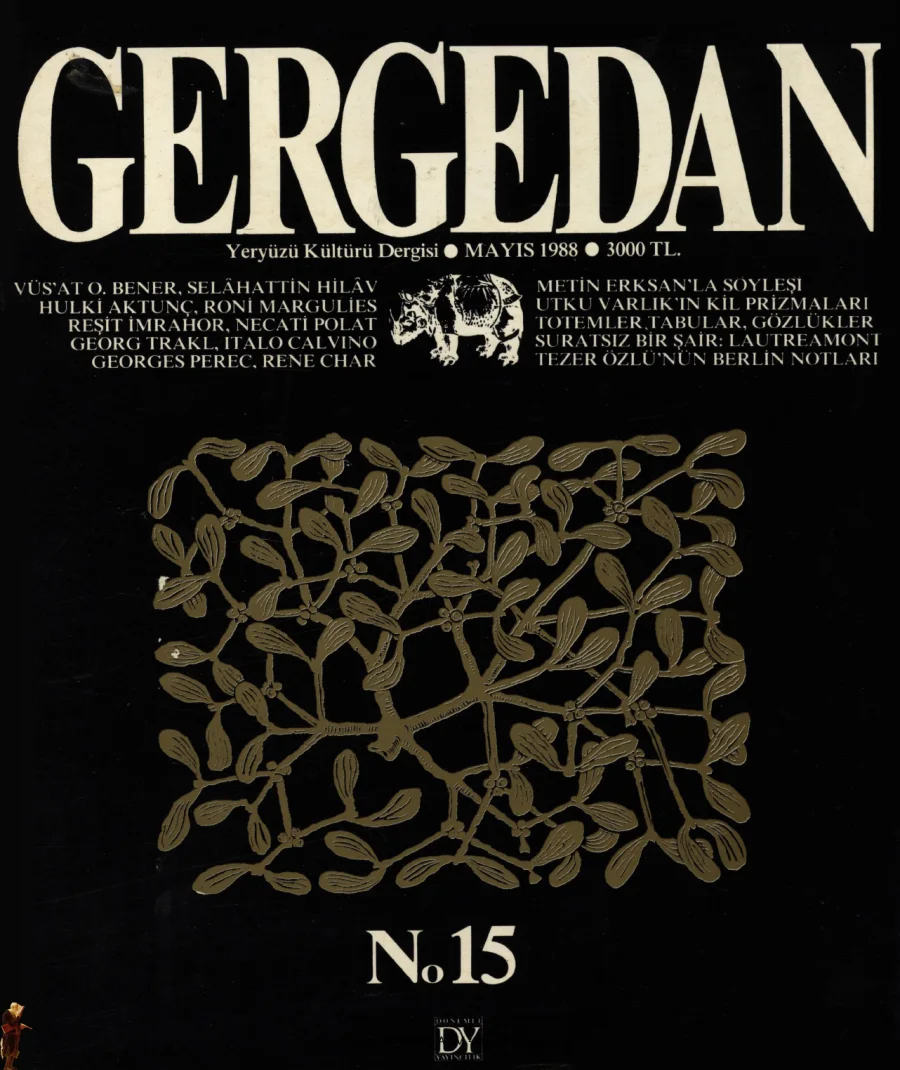 Gergedan Sayı 015 Mayıs 1988 kapak görseli