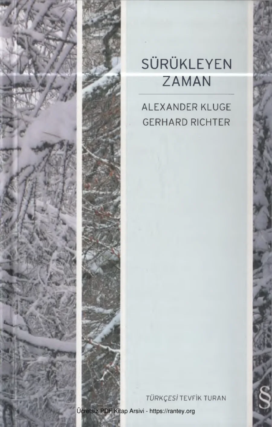 Gerhard Richter Sürükleyen Zaman kapak görseli