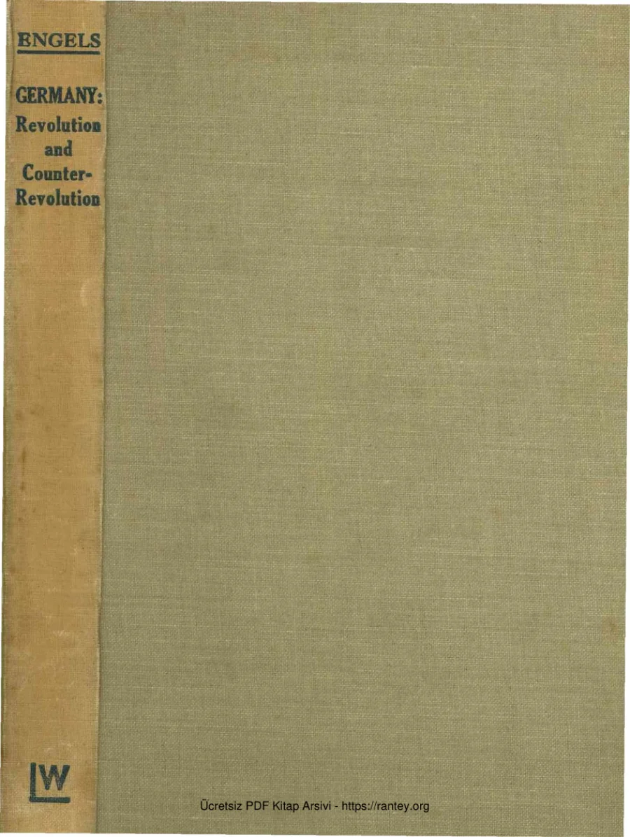 Germany Revolution and Counter Revolution Martin kapak görseli