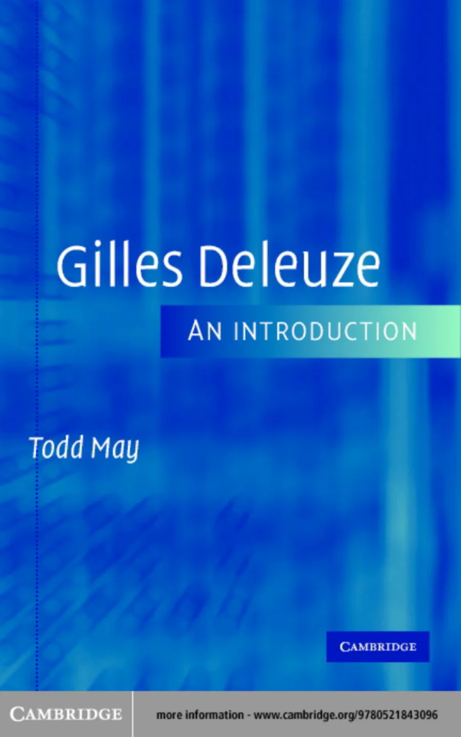 Gilles Deleuze An Introduction kitap kapağı
