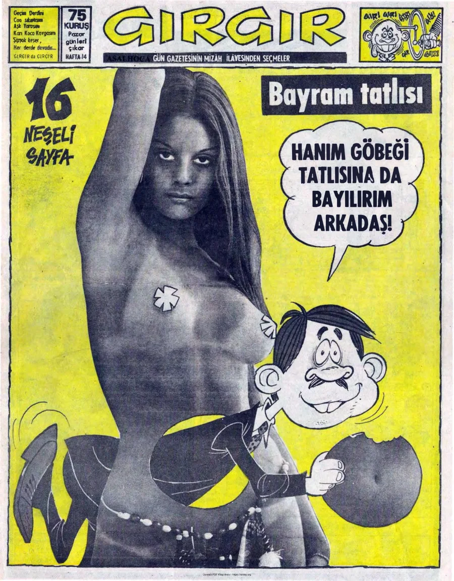 GırGır 1972 Sayı 014 kapak görseli