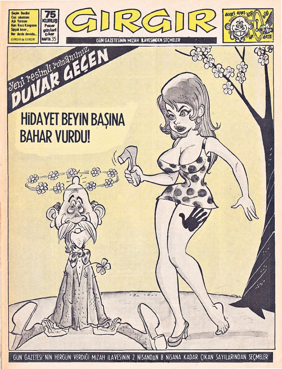 GırGır 1973 Sayı 035 kapak görseli