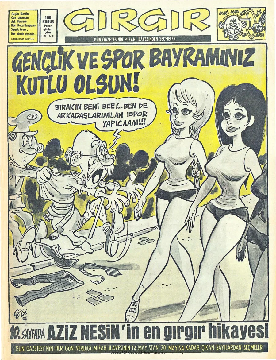 GırGır 1973 Sayı 041 kapak görseli