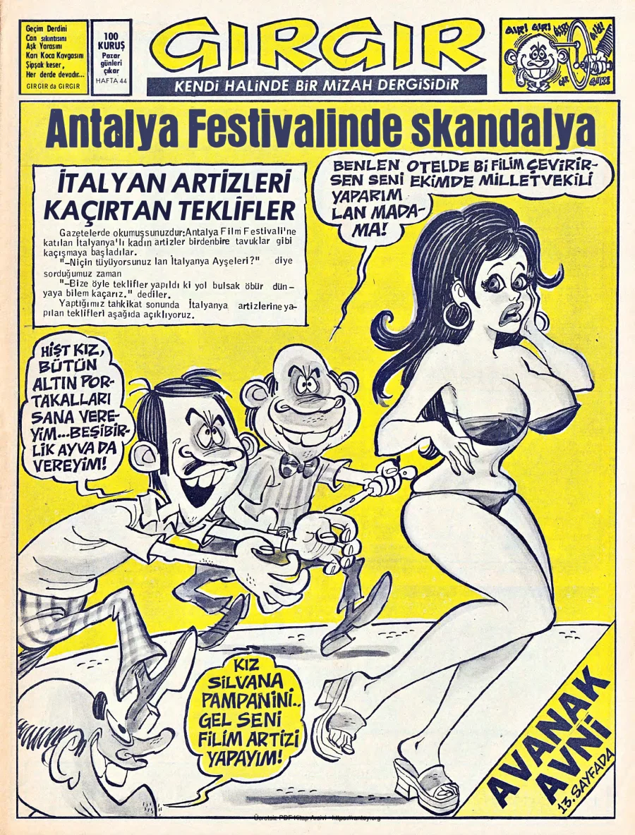 GırGır 1973 Sayı 044 kapak görseli